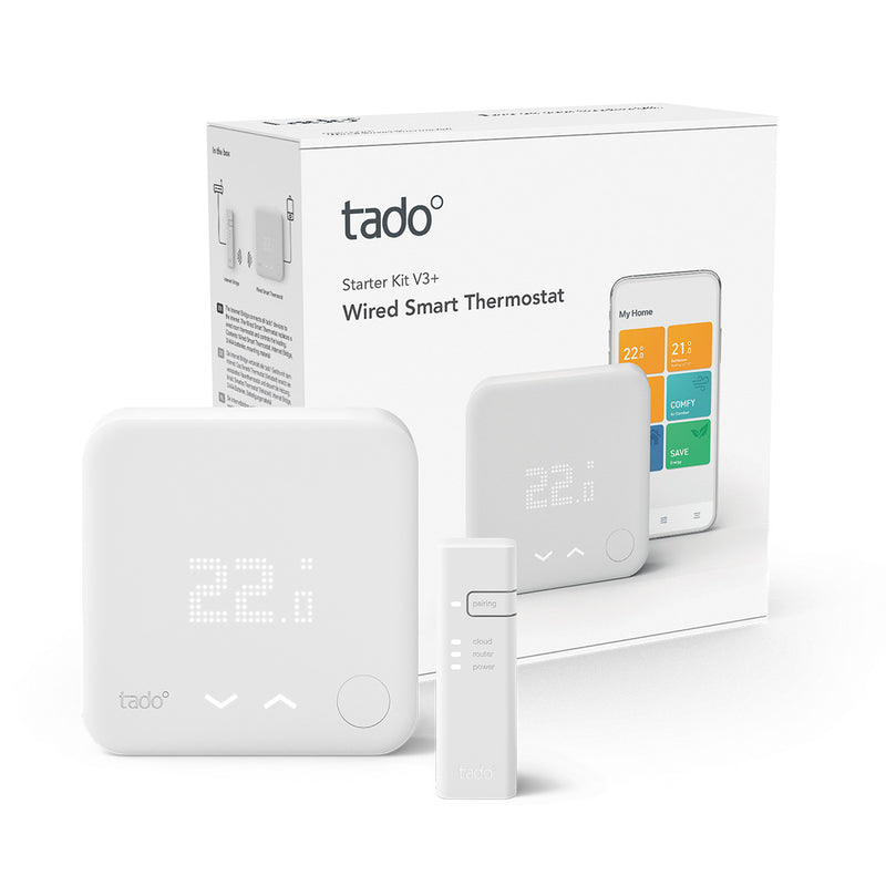 Kit termostat inteligent cu fir Tado V3+