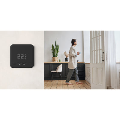 Kit termostat inteligent wireless Tado V3+, Black Edition